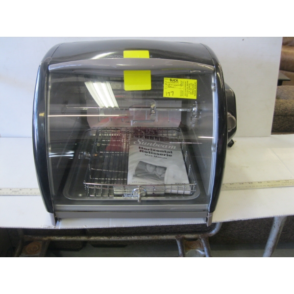 SUNBEAM ROTISSERIE OVEN