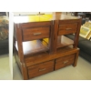 Image 1 : 3 PIECE WOODEN COFFEE & END TABLE SET