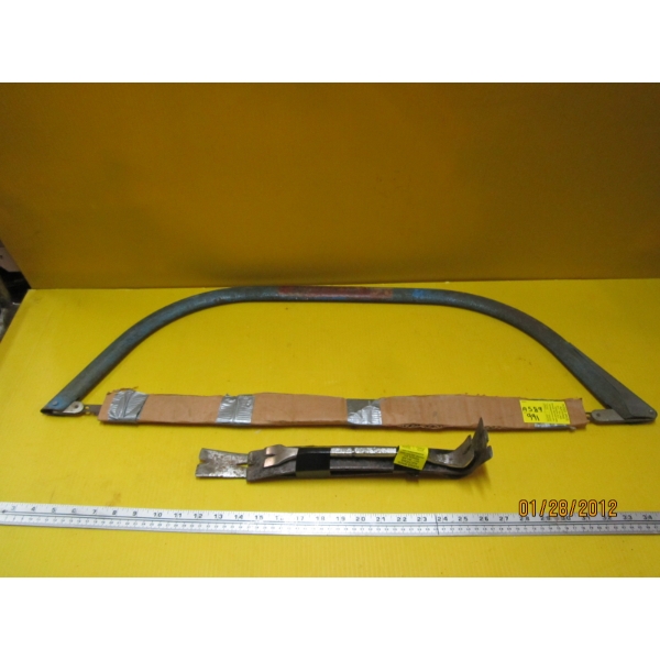 LG. BOW SAW & BUNDLE OF PRYBARS