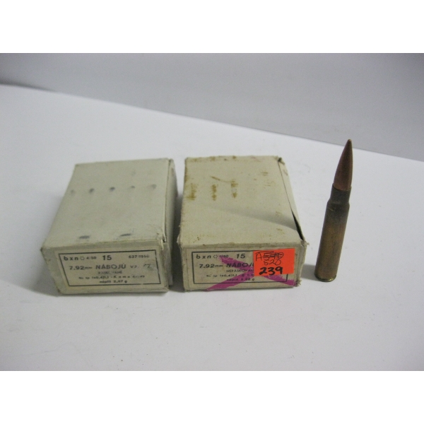 NABOJU 7.92MM BALL (8MM MAUSER)|2X15 CARTRIDGES
