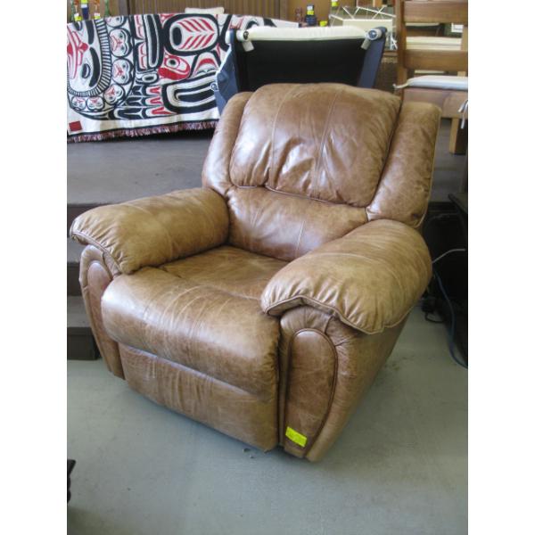 SUEDE LOOK ROCKER/RECLINER
