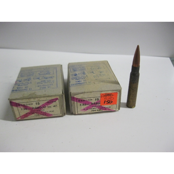 NABOJU 7.92MM BALL (8MM MAUSER)|2X15 RIFLE CARTRIDGES