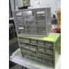 Image 2 : MISC. STORAGE DRAWERS W/CONTENTS, WIRING, SM. CABLE, ETC.