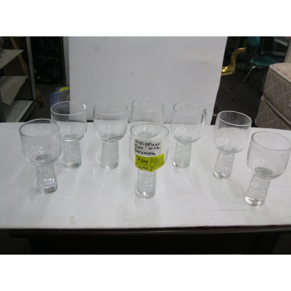 SET OF 8 ARKIPELAGO TIMO SARPANEVA WINEGLASSES