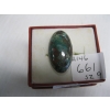 Image 3 : STERLING .925 SILVER RING W/LG. STONE, 9.5G, SZ 9