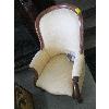 Image 1 : ANTIQUE BALLOON BACK CHAIR W/ORNATE CARVED LEGS