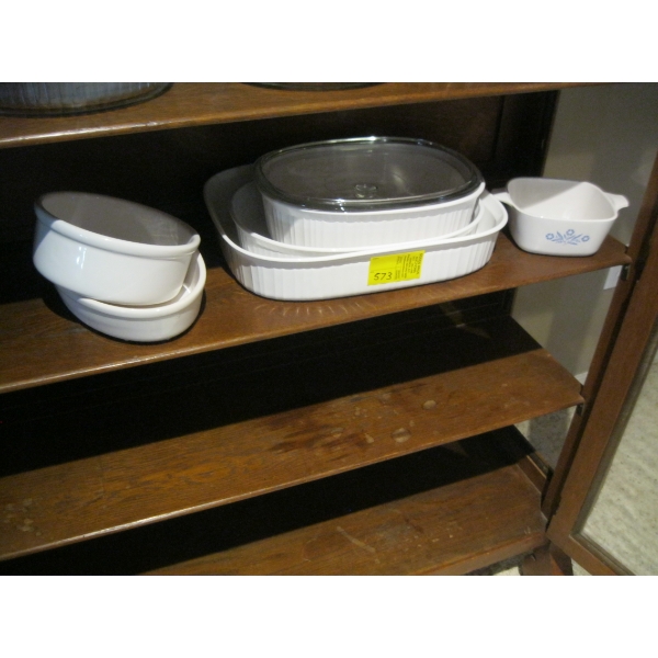 WHITE BAKING DISHES