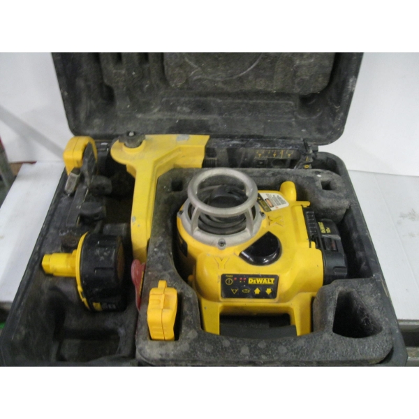 "AS IS" CORDLESS DEWALT LASER LEVEL IN CASE
