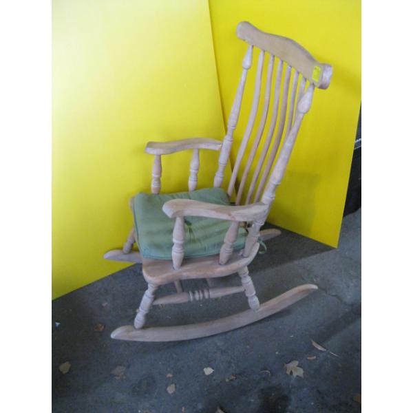 LG. WOODEN ROCKING CHAIR