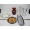 Image 2 : 2 BOXES OF MISC. VASES, WINEGLASSES, ETC.