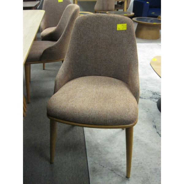 REDDISH WOOD BASED DINING CHAIR