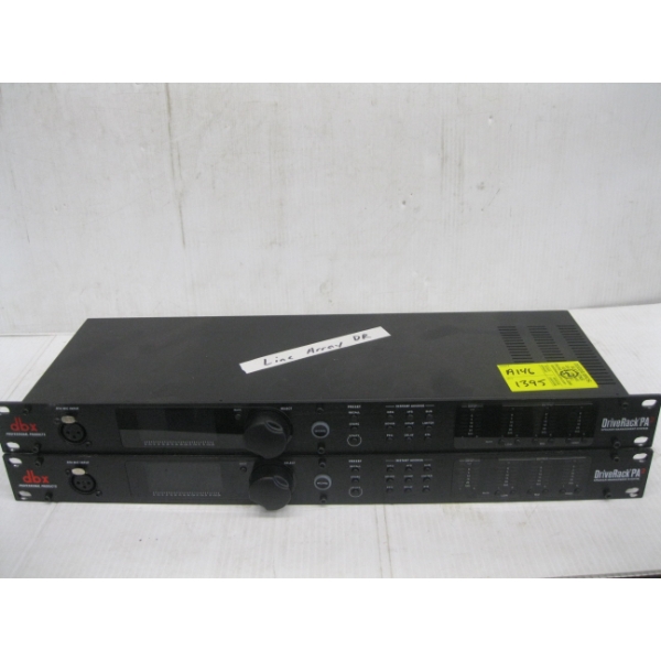 2 DBX DRIVE RACK PA2 SPEAKER MANAGEMENT SYSTEM