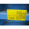 Image 4 : 4 BLUE PAINTED ITEMS - STOOL, SM. SHELF, ETC.