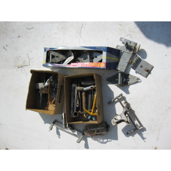 MISC. GARAGE DOOR HARDWARE, CHAINSAW FILE GUIDES, ETC.