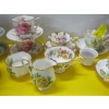 Image 3 : LG. LOT OF ASST. ROYAL ALBERT TEACUPS/SAUCERS, CREAMERS, ETC.