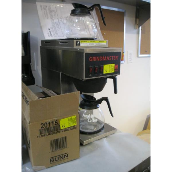GRINDMASTER COFFEE BREWER - MODEL CPO-3P-15A