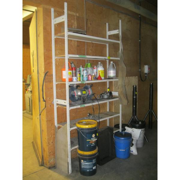 METAL SHELF UNIT - APPROX. 8'X51"