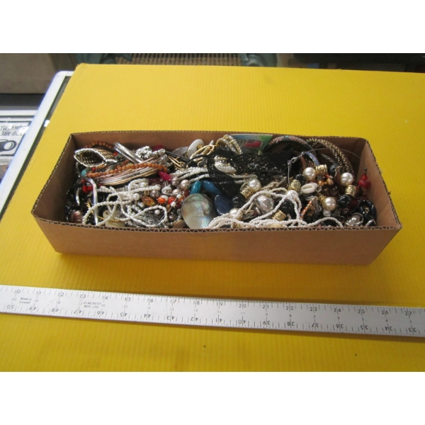 FLAT OF COSTUME JEWELLERY