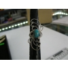 Image 4 : 2 SILVER & TURQUOISE RINGS, SZ 6 & 8.5