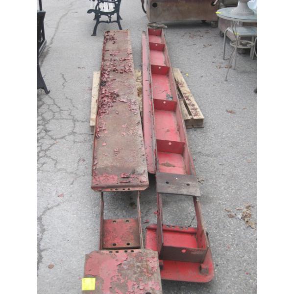 2 LG. METAL HOIST PIECES