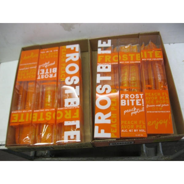 2 FLATS OF 3 PEACH VODKA FREEZIES