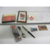 Image 1 : COLLECTABLE RCMP ITEMS - PIN SET, PHOTO, LIGHTER, SPOONS, ETC.