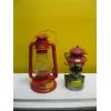 Image 1 : COLEMAN LANTERN - BROKEN SHADE - & A BARN LANTERN