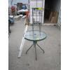 Image 2 : 2 STEP LADDER, PLANT STAND & PATIO TABLE