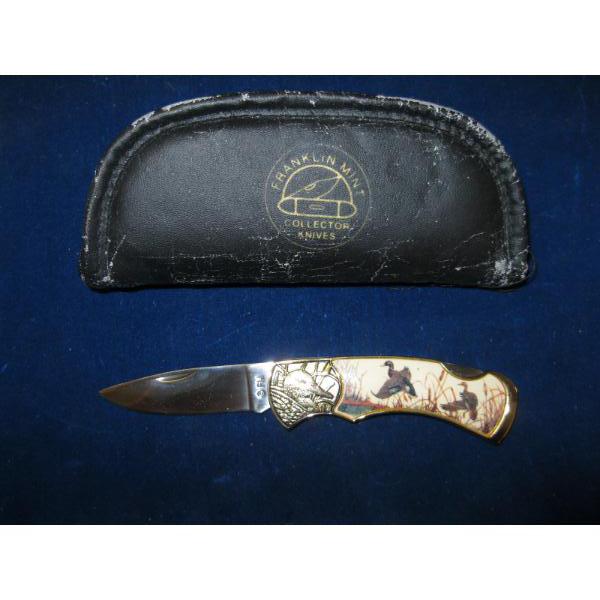 FRANKLIN MINT COLLECTABLE KNIFE - DUCKS