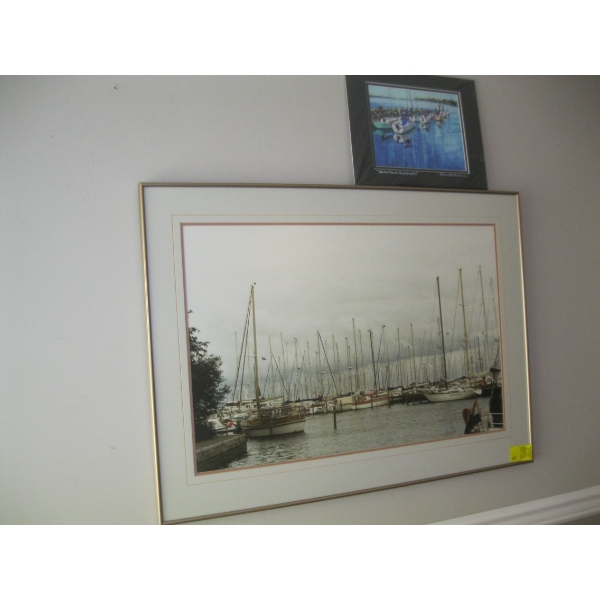 2 PICTURES OF SAILBOATS