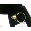 Image 4 : LADIES 14KT AMBER RING (STONE VERY WORN) - 3.5G - SZ 6 1/4