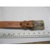 Image 2 : OSTRICH LEATHER BELT W/BUCKLE