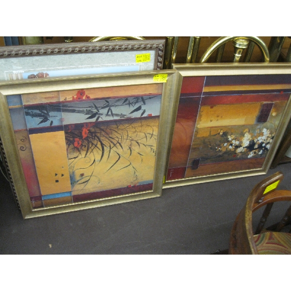 PAIR OF FRAMED PRINTS