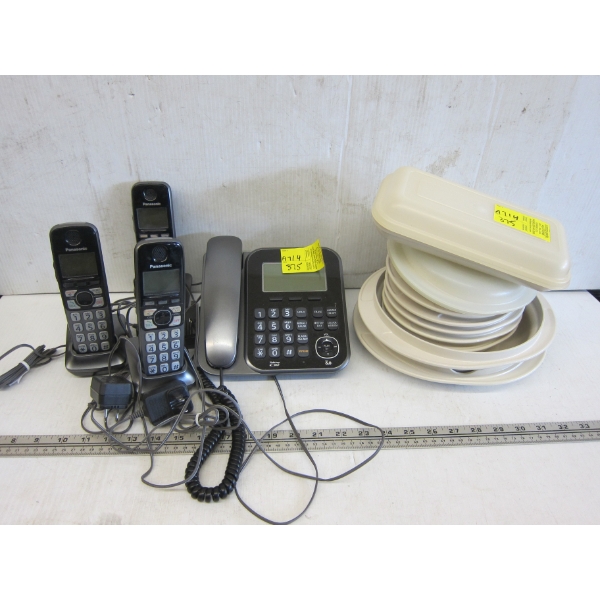 TUPPERWARE & PANASONIC PHONE SYSTEM