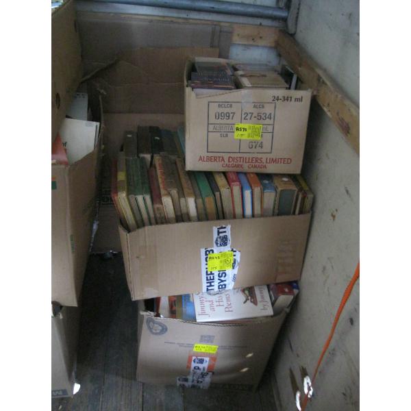 3 BOXES OF BOOKS