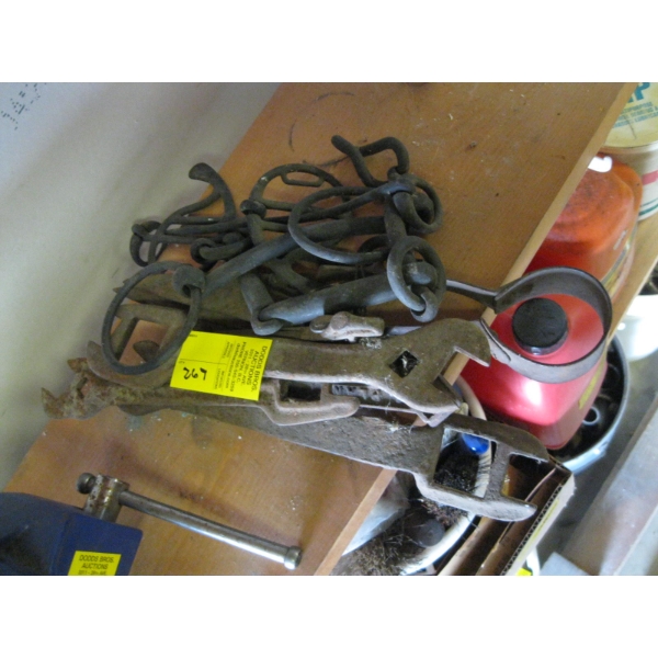 VINTAGE TOOLS: HORSE BITS, ETC