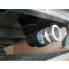 Image 2 : APPROX. 55"X55" METAL LINED PLASTIC SKIRTED FLUID STORAGE TANK W/LOWER DRAIN