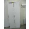 Image 1 : 2 DOOR WHITE CABINET, APPROX. 30"X72"