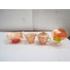 Image 1 : 4 PIECES OF CARNIVAL GLASS