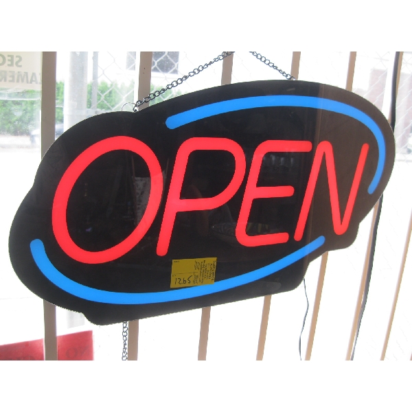 LIGHTED OPEN SIGN