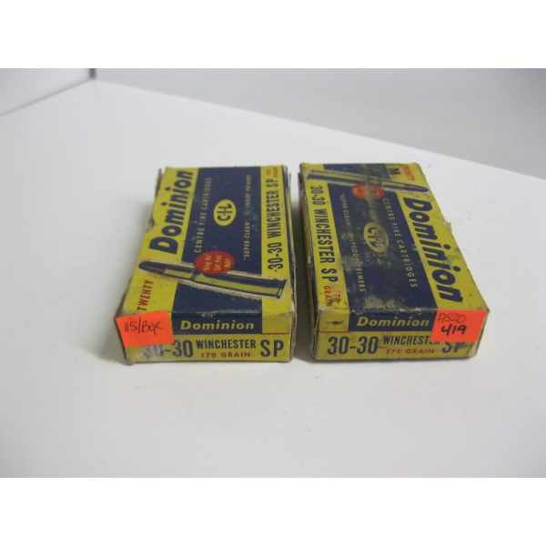 DOMINION CIL 30-30WIN 170GR SP|1X20, 1X15 CARTRIDGES