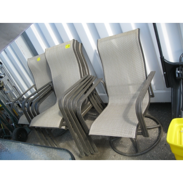 6 PATIO CHAIRS