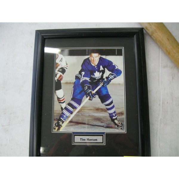 TIM HORTON FRAMED PHOTO