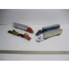 Image 1 : 4 SEMI TRUCKS & TRAILERS - 1 W/CAT DOZER