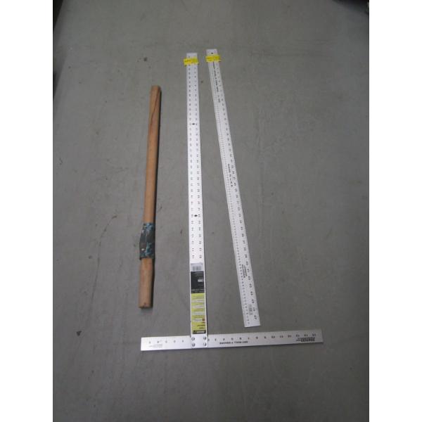 2 T SQUARES & NEW SLEDGEHAMMER HANDLE
