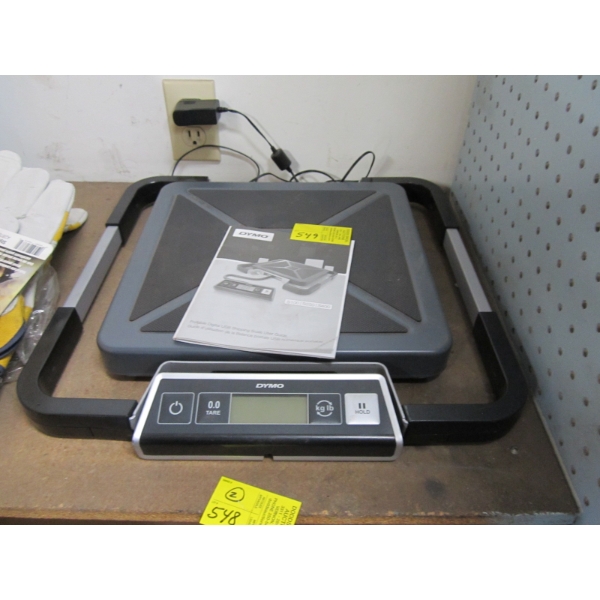 DYMO PORTABLE DIGITAL USB SHIPPING SCALE W/USER GUIDE