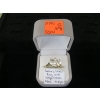 Image 2 : LADIES 10KT RING W/LG. CLEAR STONE, 4.5G, SZ 10 3/4