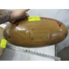 Image 4 : HAND CARVED WOODEN DOUGH BOWL & A PAINTED & CARVED WOODEN BOWL W/GIRAFFES