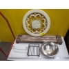 Image 1 : MISC. WOODEN TABLE TRAY, MIXING BOWL, WALL HANGING, NAPKIN HOLDER, ETC.