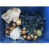 Image 3 : DECORATIVE CHRISTMAS ITEMS & BIN OF ITEMS